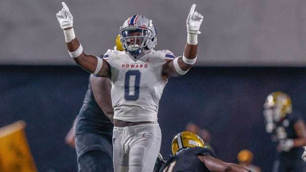 Howard University Defensive Back Kenny Gallop Jr.